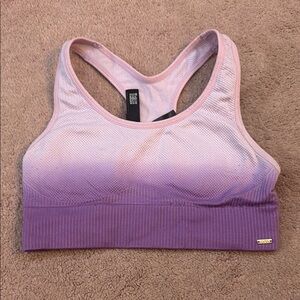 PINK Purple and Pink Sports Bras Seamless Comfort